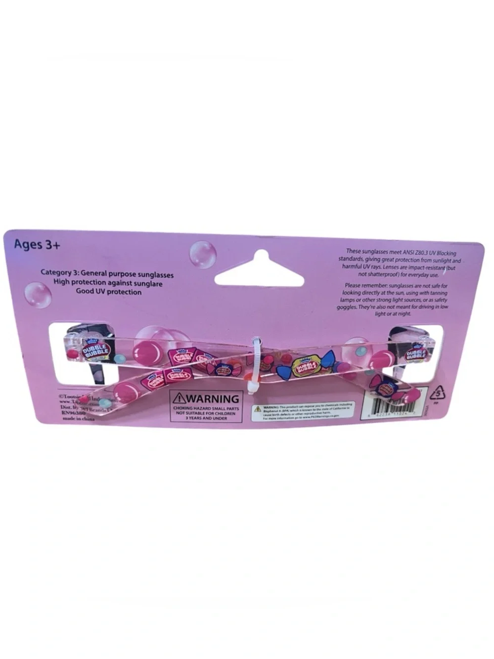 Kids Pink Bubble Pop Sunglasses